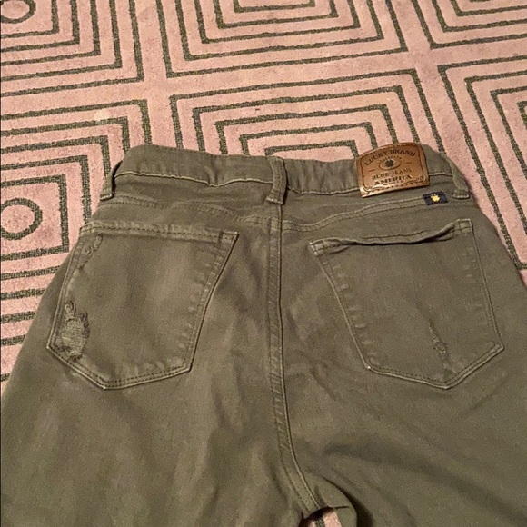 Lucky brand Sasha super skinny olive green jeans - Picture 4 of 4